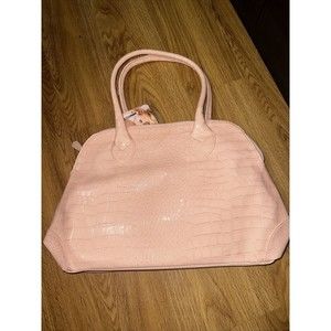 Jessica Simpson Fancy Pink Tote Bag Purse Travel Carry On Gift w/Purchase Peach